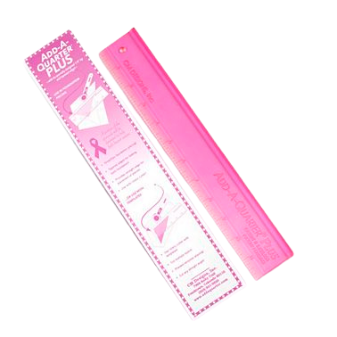 Add-a-Quarter Ruler - Pink