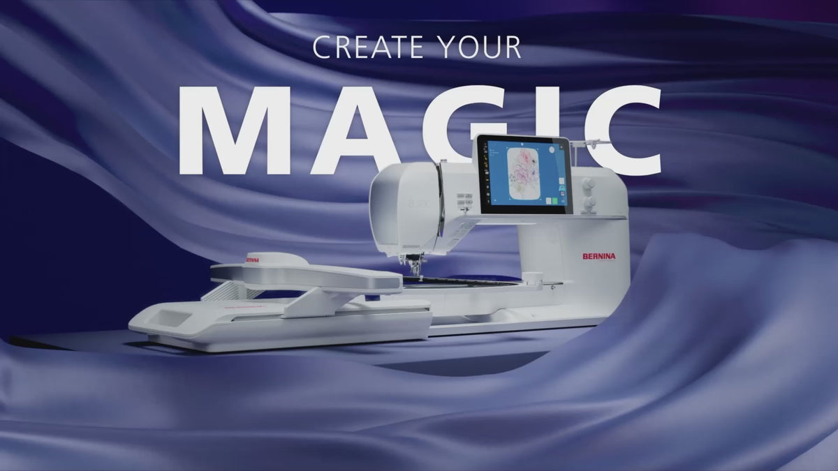 Load video: video showing a sneak peek of the bernina 990