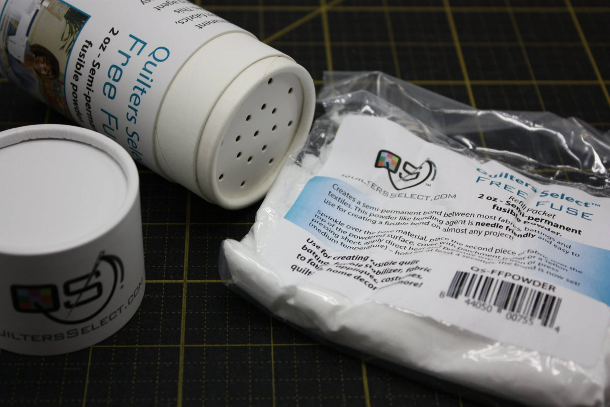 Quilters Select - Free Fuse Semi-Permanent Fusible Powder Refill